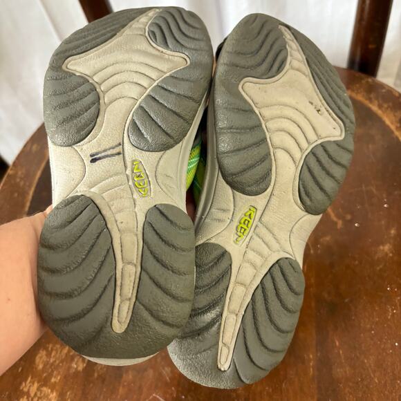 Keen Waimea Green Sandals Flip Flop Closed Toe Slip On Outdoor Womens 6.5 - Picture 3 of 4
